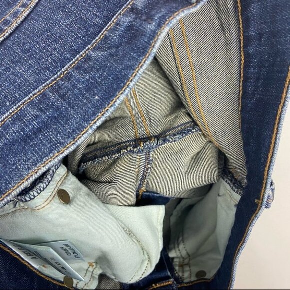 Revolve Agolde Sophie HIgh Rise Skinny Jeans Blue Size 24 Made USA Chamberlain - Picture 9 of 10